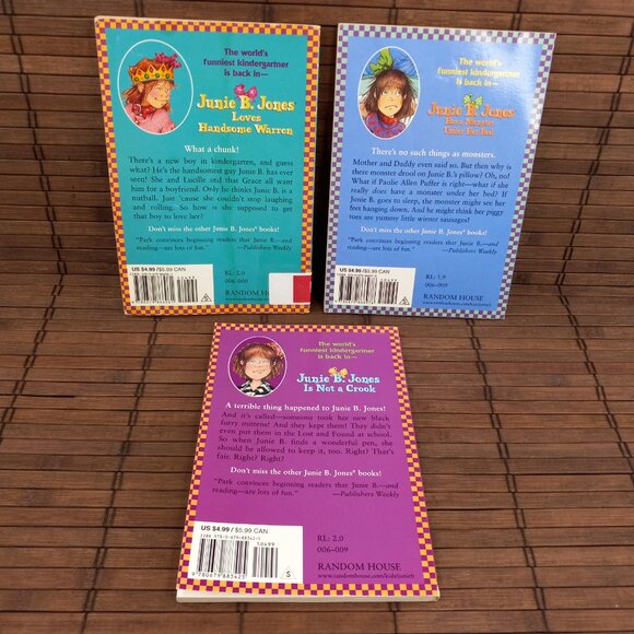 Lot 17 Junie B Jones Series Barbara Park 1-17 PB Book Set RL 2 - Picture 9 of 13